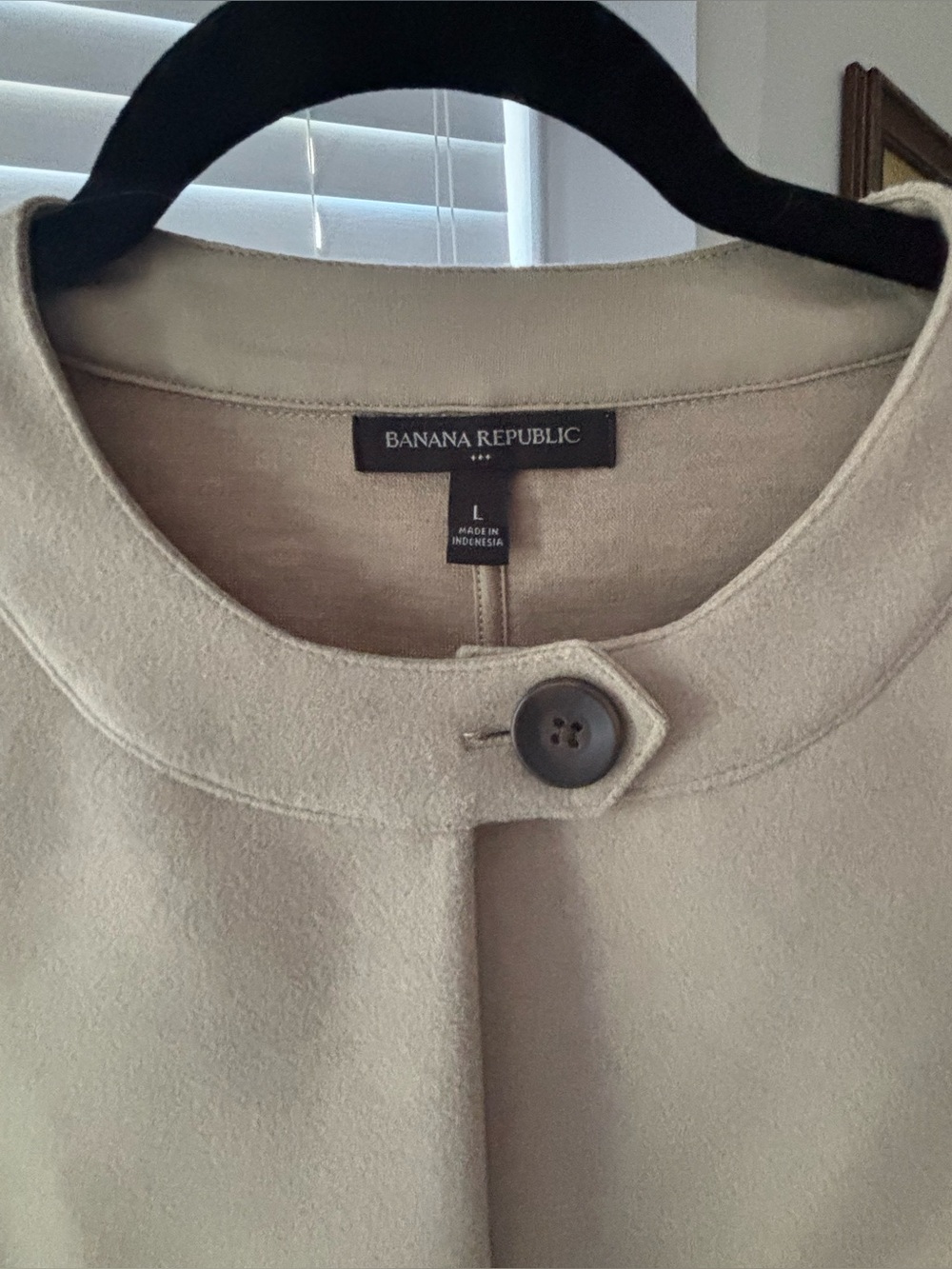 Banana Republic Factory Boxy Melton Utility Jacket - Like New Large - Picture 5 of 8